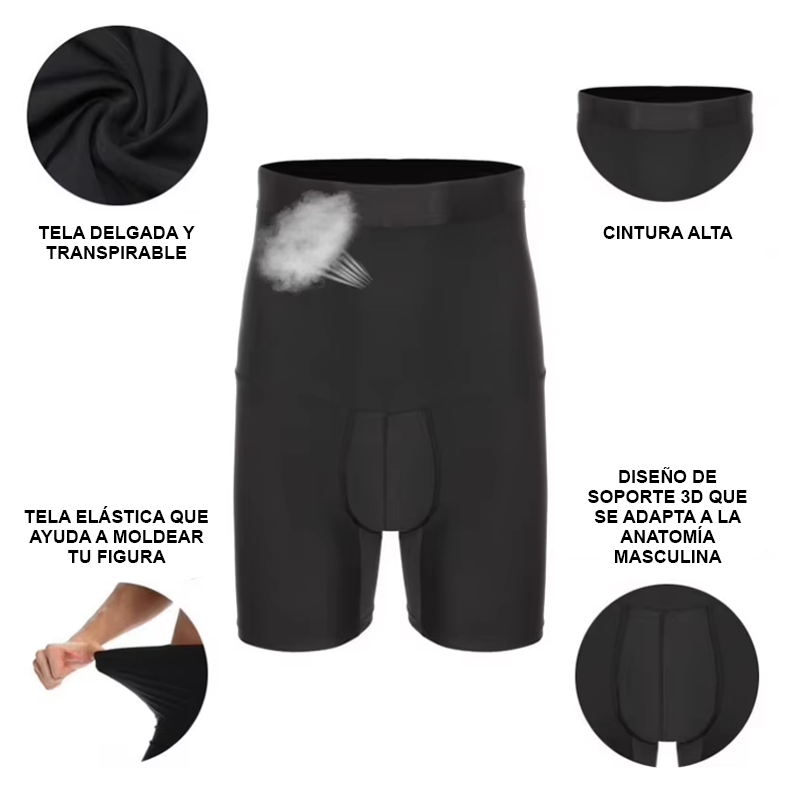 ControlMax - Faja Boxer Moldeador Masculino 4en1