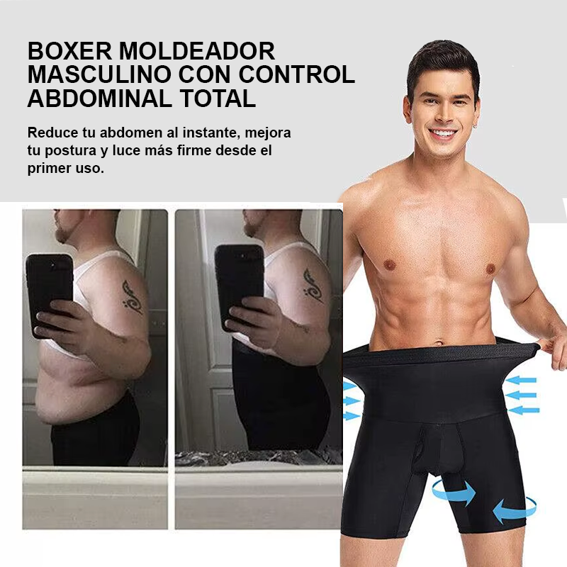 ControlMax - Faja Boxer Moldeador Masculino 4en1