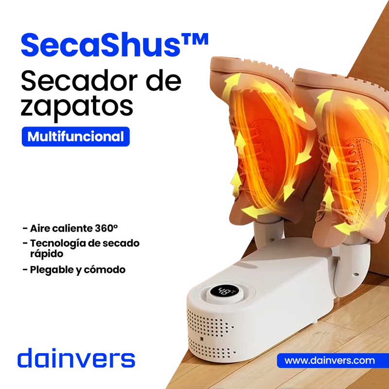 SecaShus™ - Secador de zapatos multifuncional