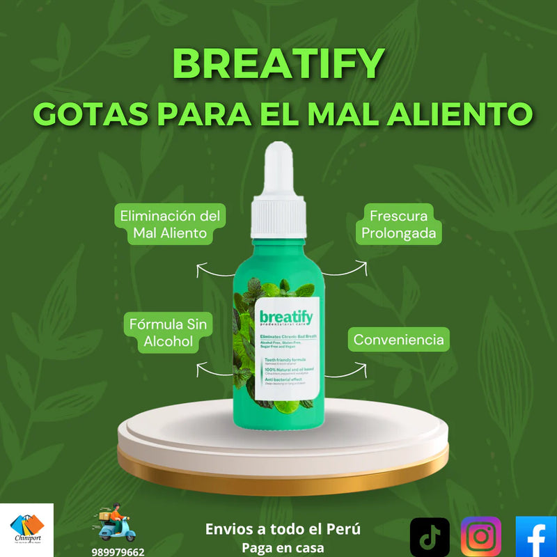 Breatify™ - Gotas contra el mal aliento