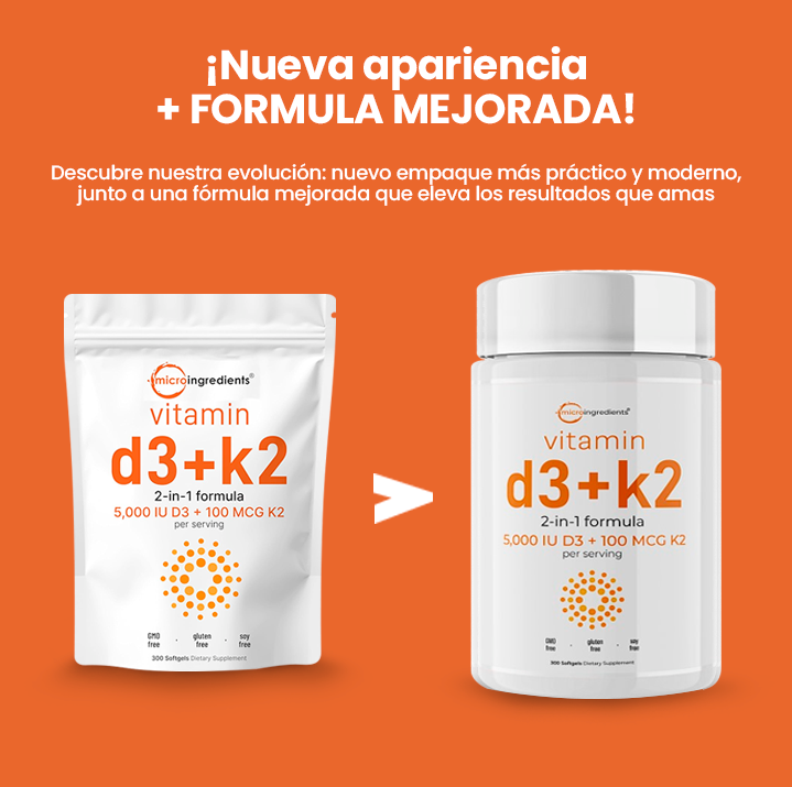 Vitamina D3 K2 Supplementos