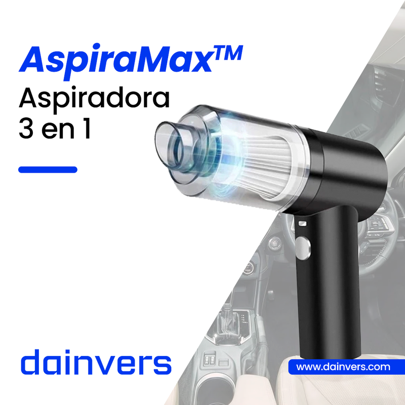 ASPIRAMAX™ - Aspiradora Multifuncional Portátil 3 en 1